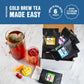 Tiesta Tea Cold Brew Variety Pack - Loose Leaf Tea Sample Set, Medium to Non-Caffeinated, 6 Count
