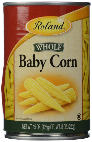 Roland Whole Baby Corn, 15 Oz