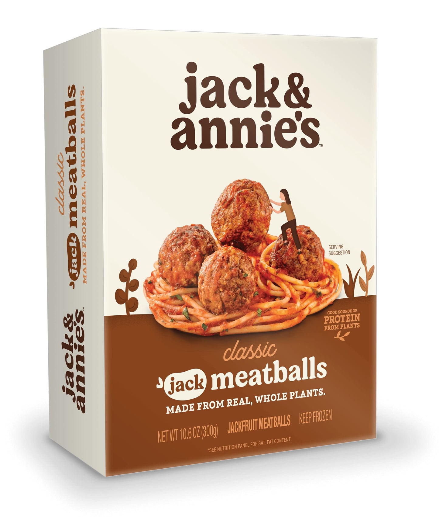 Jack & Annies, Jackfruit Meatballs Classic, 9.6 Ounce