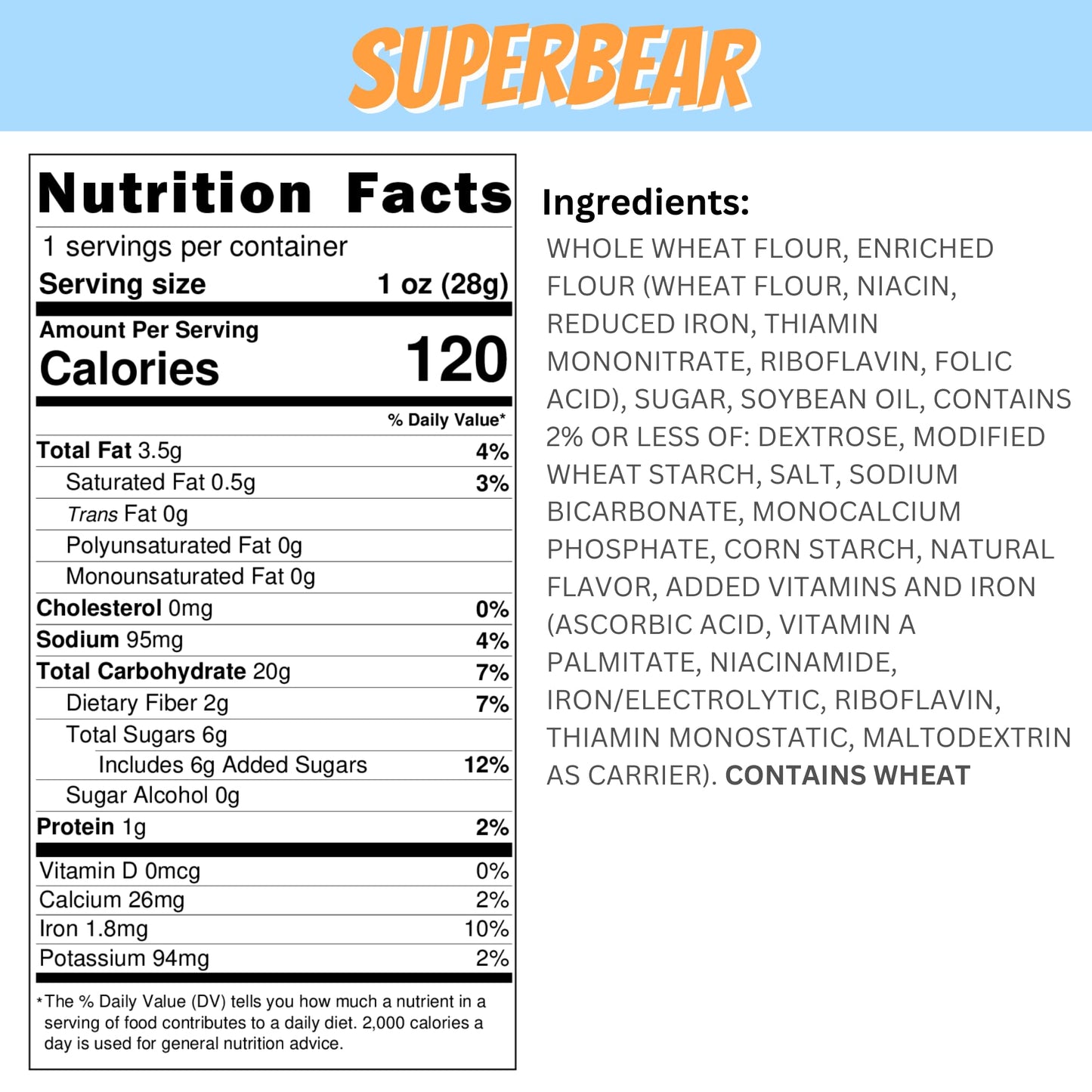 MJM Vanilla Bear Grahams - 300 Count, 1 Ounce Packs, Two-Graham Servings