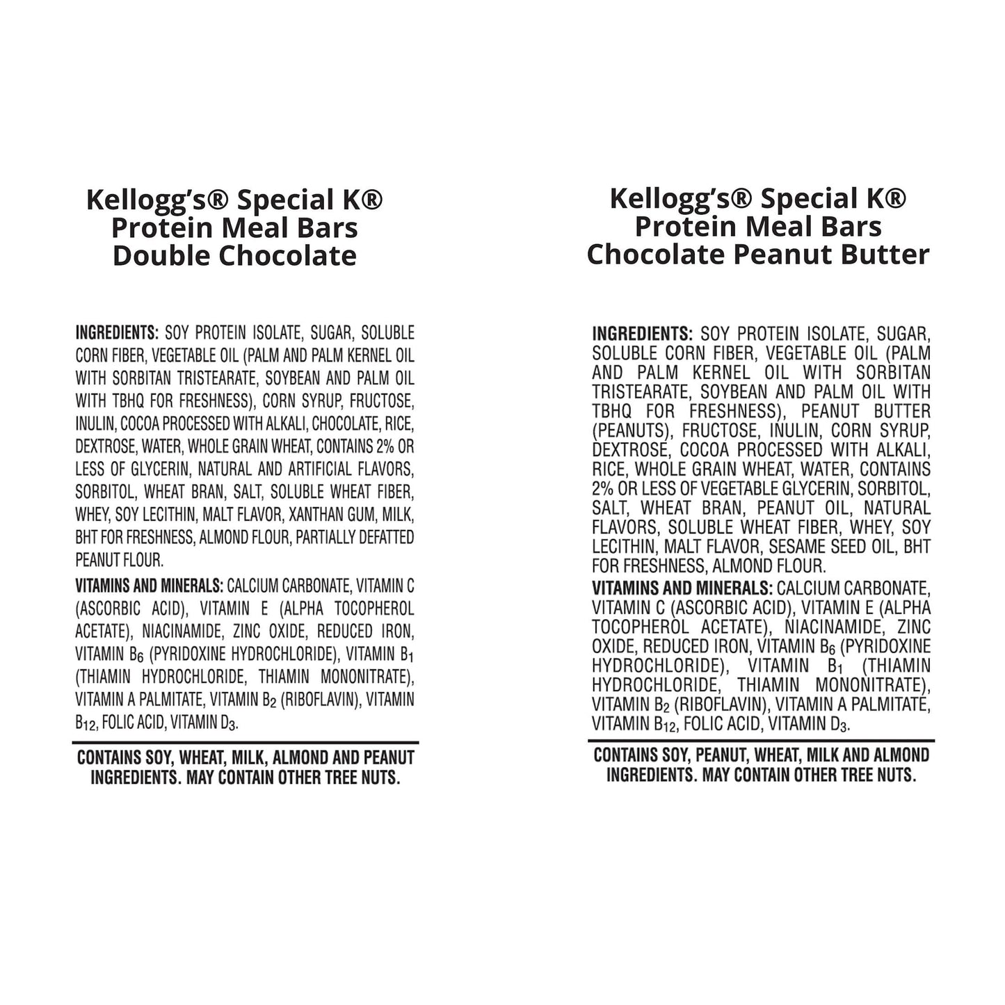 Special K Bar Protein Meal Bars, Meal Replacement, Variety Pack, 3.18lb Case (4 Boxes, 32 Count)