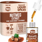 Spice Drop Nutmeg Extract - Up to 180 Drops Per Bottle | Coffee, Cooking, Baking, Dessert | Rich In Quality And Aroma | No Added
