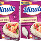 Minute Jasmine Rice, Instant Jasmine Rice for Quick Dinner Meals, 12 Ounce Box (Pack of 2)