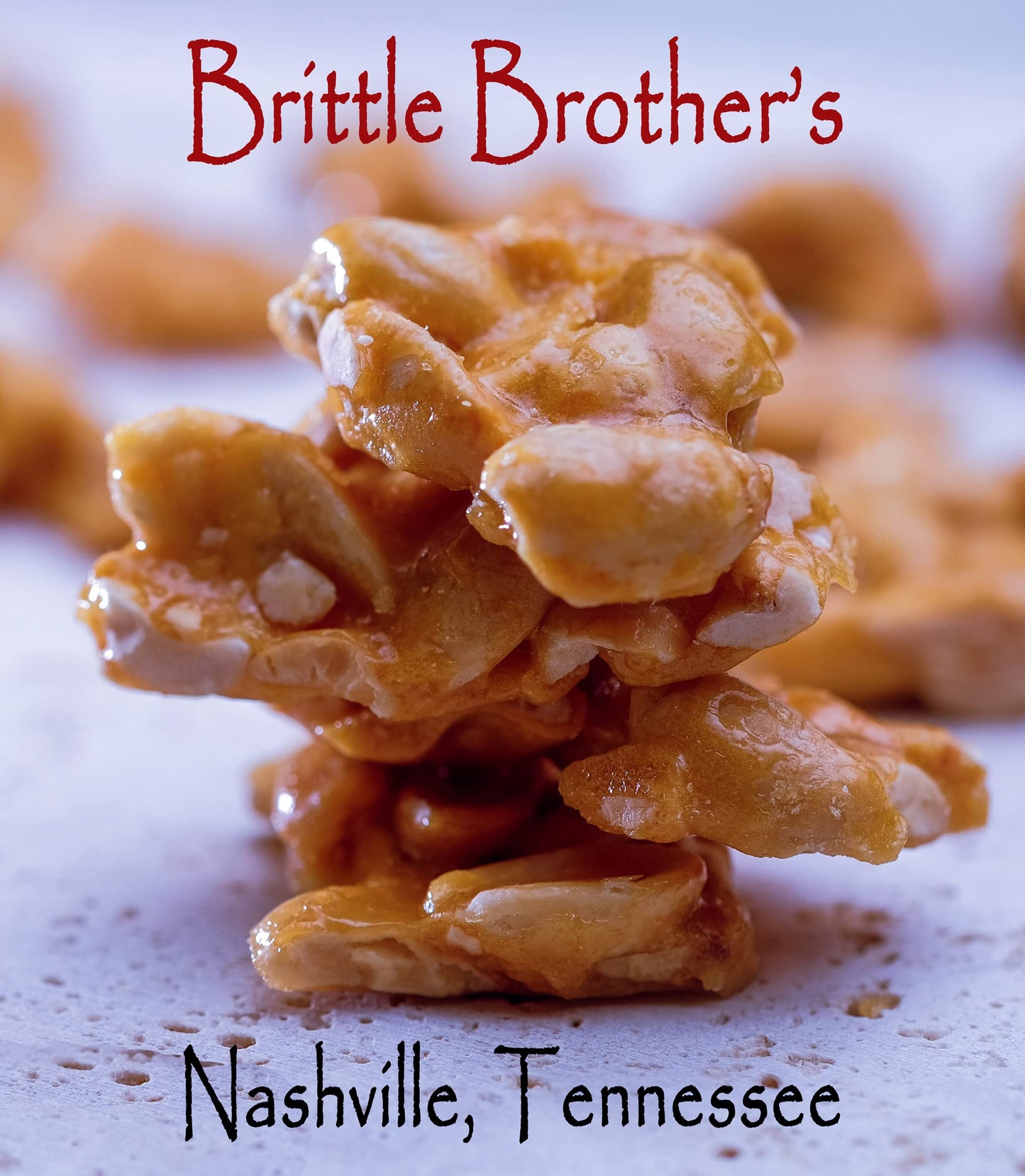 Brittle Brothers Pecan Brittle - 8 oz. Box : Voted #1-4xs more Nuts - Gift Pack Cashew Pecan Bacon Corporate Christmas Mother Fa