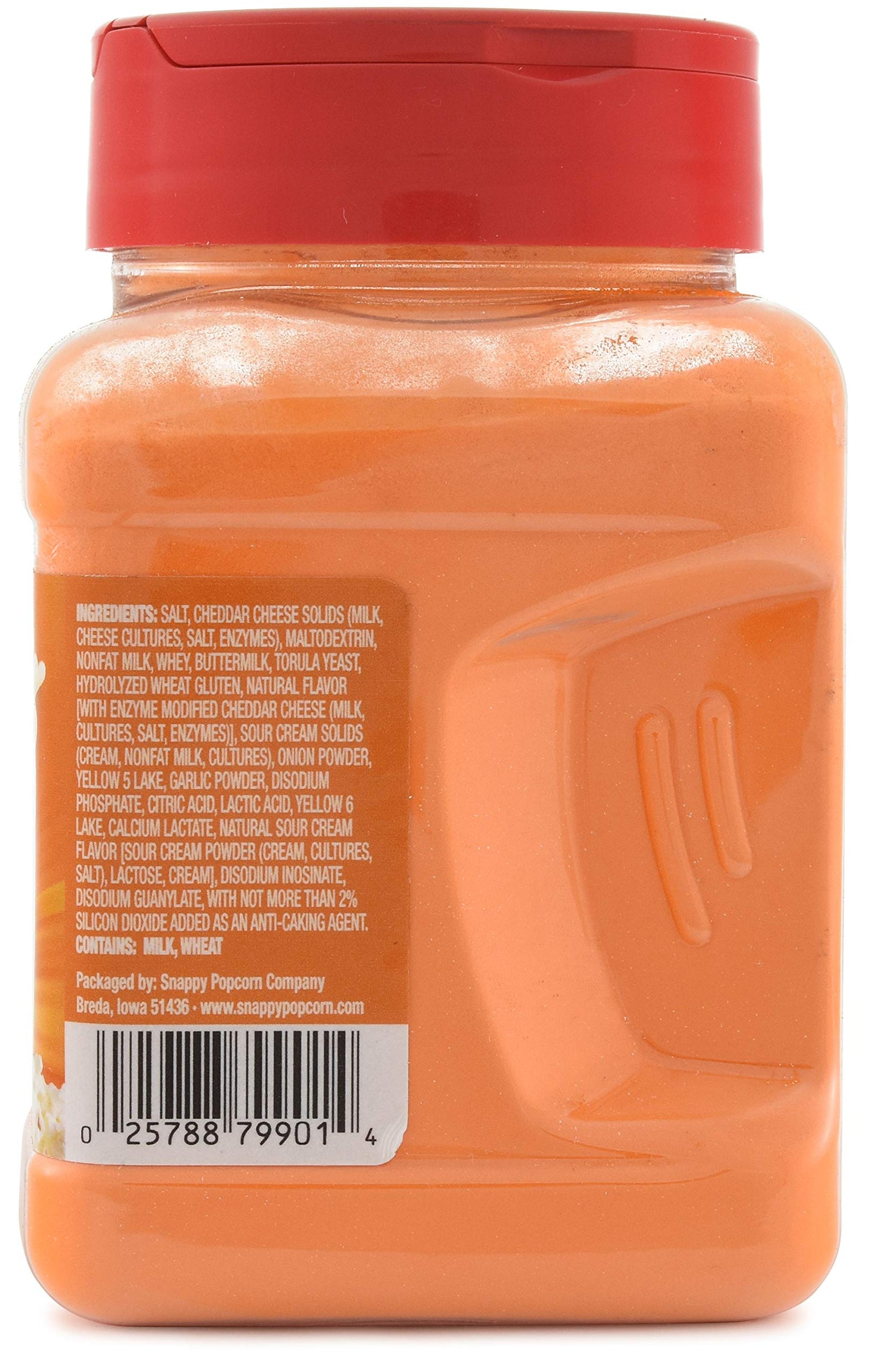 Snappy Popcorn Seasoning, Cheddar Cheese, White Cheddar Cheese, 12 oz, Buttery Flavored Theater Popcorn Salt, 19 oz, 3 Count