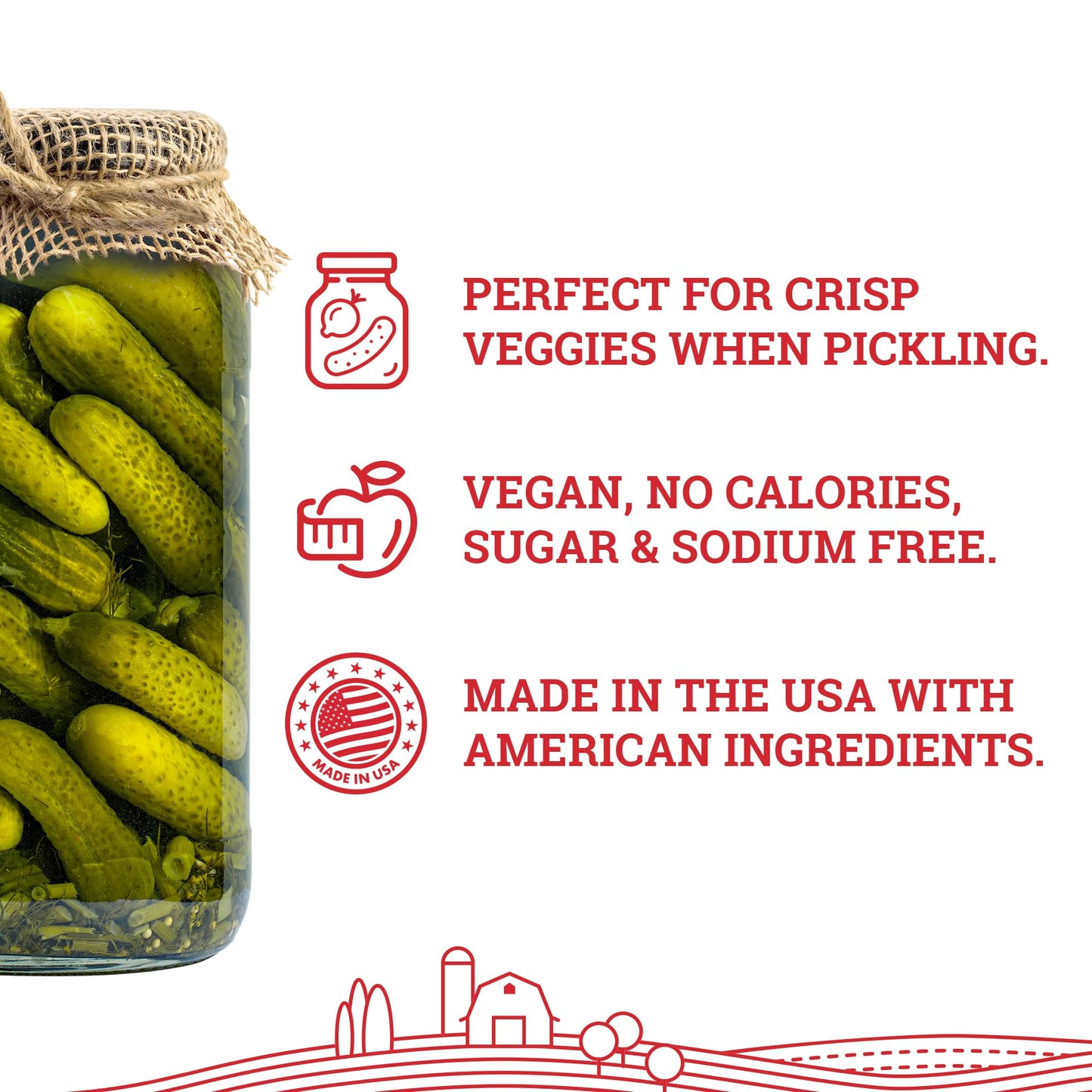 Hoosier Hill Farm Alum Granulated Pickle Powder, 1LB (Pack of 1)