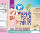 Hypothermias Shaved Ice & Snow Cone Syrup - BPA-Free Recyclable Plastic Bottle Quart (32 Fl. Oz) - Pink Cotton Candy - Non-GMO 1