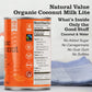 Natural Value Coconut Milk, Organic, Lite 5-7% Milk Fat,13.5 oz (pack of 6) No added Guar Gum, Unsweetened, Gluten Free, Keto Fr