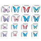 Gyufise 40Pcs Edible Butterfly Cake Decorations Butterfly Cupcake Topper Edible Wafer Paper Butterflies Edible Butterfly Cake Cu