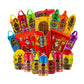 Lucas Mexican Candy Mix (20 Count) Variety Of Sour, Sweet, Spicy, Include Pelucas, Baby Polvo, Lucas Muecas Chamoy, Gusano, Sals