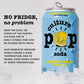Culture Pop Soda Sparkling Probiotic Drink, Vegan Soda for Gut Health, Non-GMO, GF, No Added Sugar, 12 Pack, 12 Fl Oz Cans, Zest