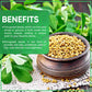 Jiva Organics Fenugreek Seeds - Organic, Non-GMO, Gluten Free, 7 Ounce - Methi Seeds for Cooking & Sprouting