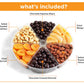 Gourmet Holiday Gift Basket - Chocolate Nuts And Dried Fruit Large Gift Tray 6-Pt By It'S Delish - New Year Valentines Fathers M