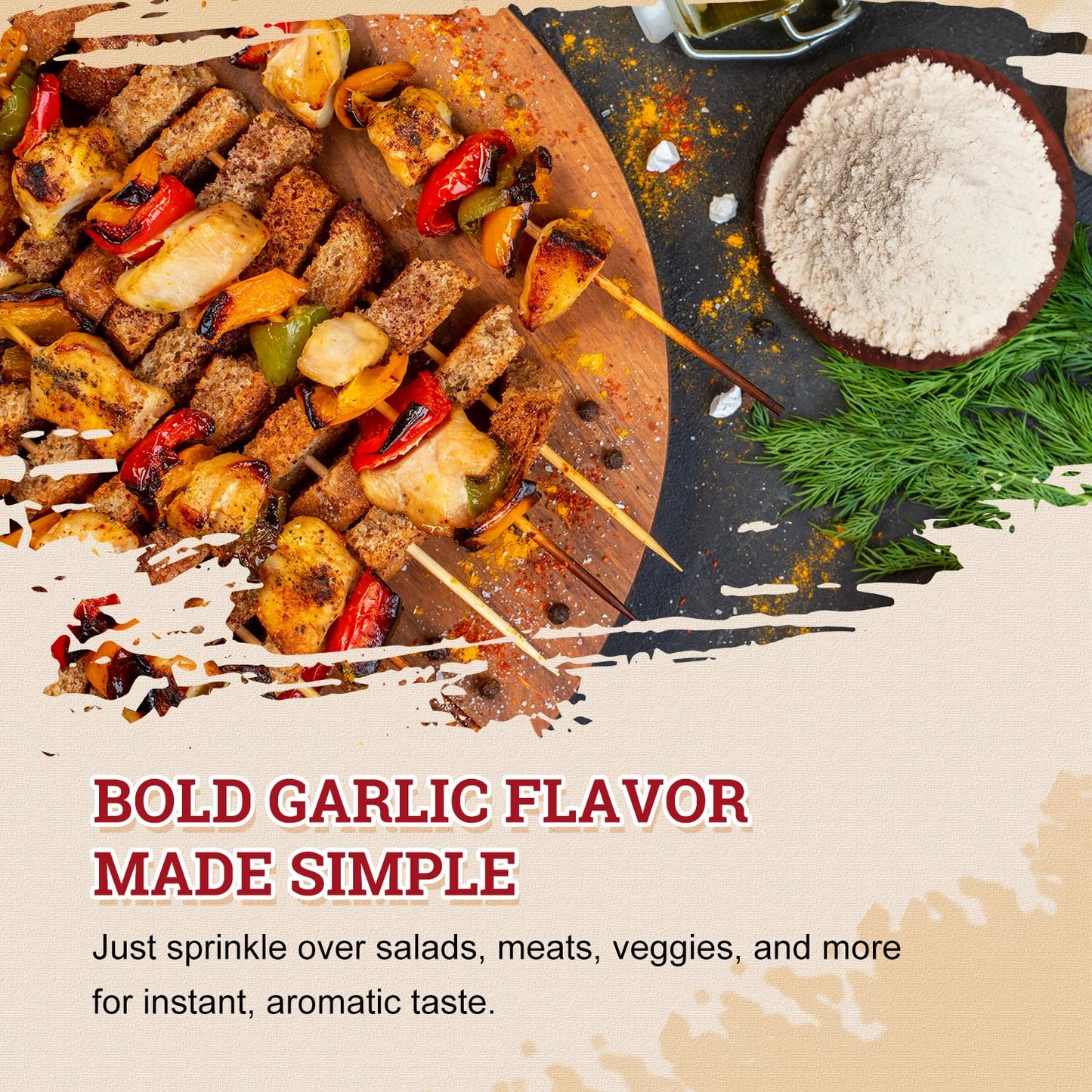 52USA Garlic Powder 22 oz (1.54Lb)  Fine Garlic Powder Seasoning for Cooking  Grilled Meats  Salads  Flavor Vegetables and Dressings  Gluten Free