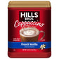 Hills Bros. Instant Cappuccino Mix, French Vanilla - Easy To Use, Enjoy Coffeehouse Flavor From Home – Decadent Cappuccino With A Hint Of Sweetness And Vanilla In Light Coffee, 16 Ounce (Pack Of 6)