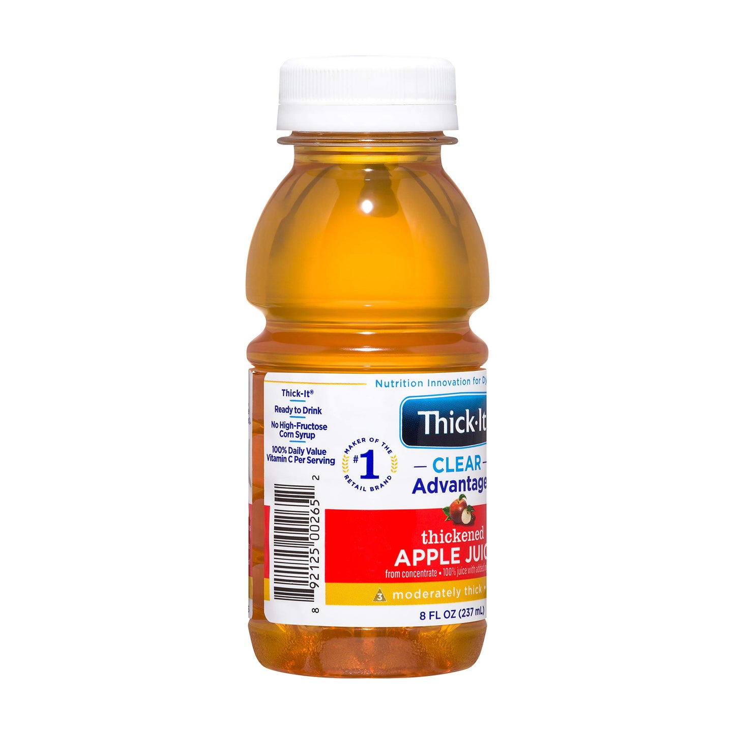 Thick-It Clear Advantage Thickened Apple Juice - Moderately Thick/Honey, 8 Oz Bottle (Pack Of 24)