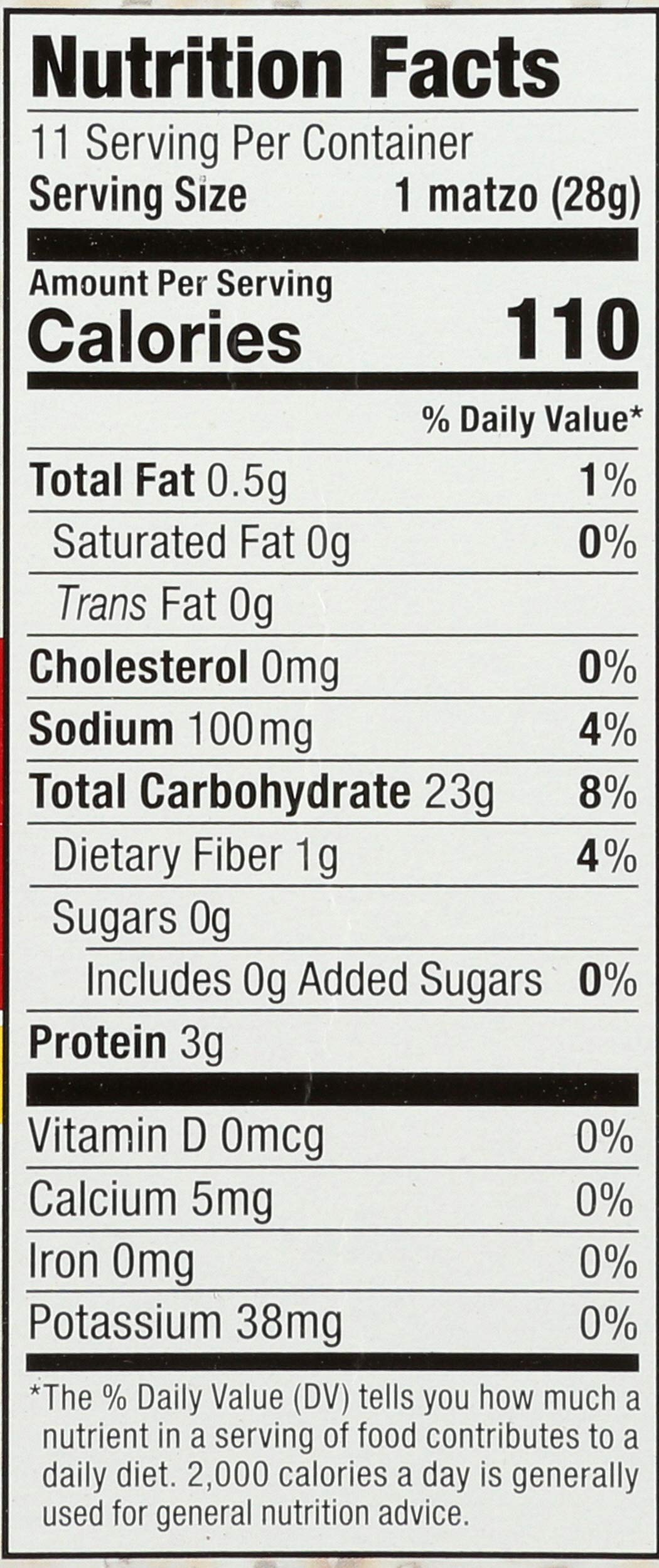 Streits, Matzos Lightly Salted, 11 Ounce