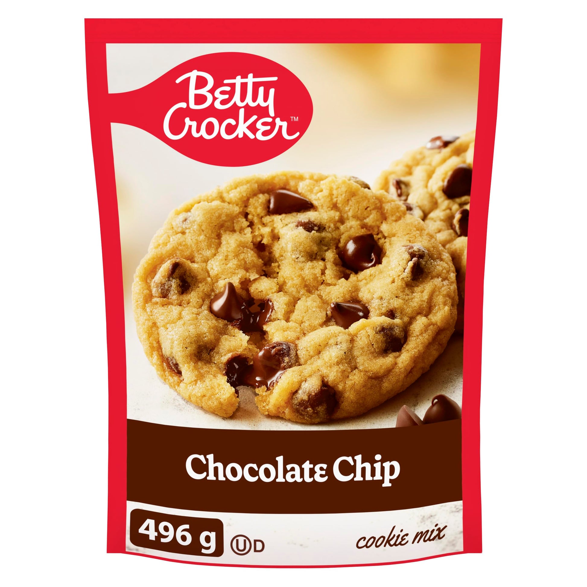 Betty Crocker Chocolate Chip Cookie Mix, 496G/17 Oz. Box (Imported From Canada)
