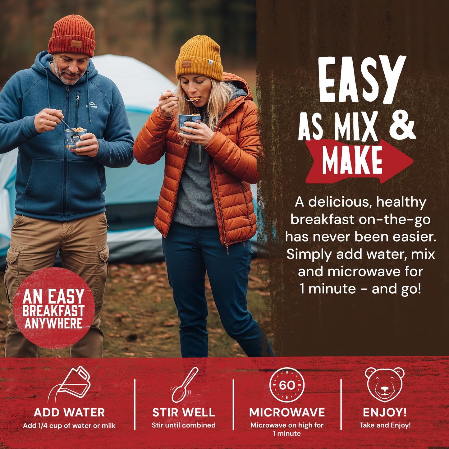 Kodiak Cakes Pancake On the Go, Blueberry & Maple, 2.16 Ounce, Pack of 12, Model 10705599011945