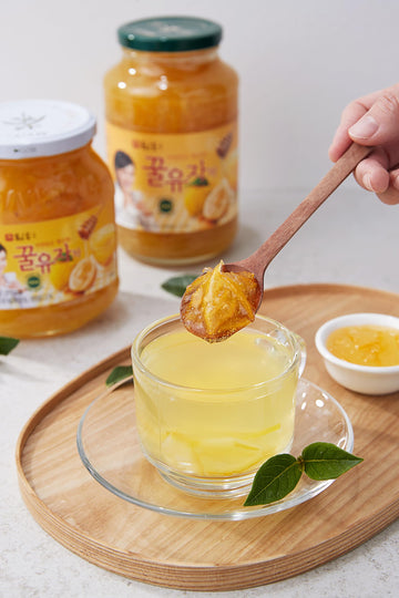 Damtuh Korean Honey Citron Tea Yuja Preserves - Natural Sweetness, No Artificial Additives, Perfect For Tea, Jam, Or Salad Dress