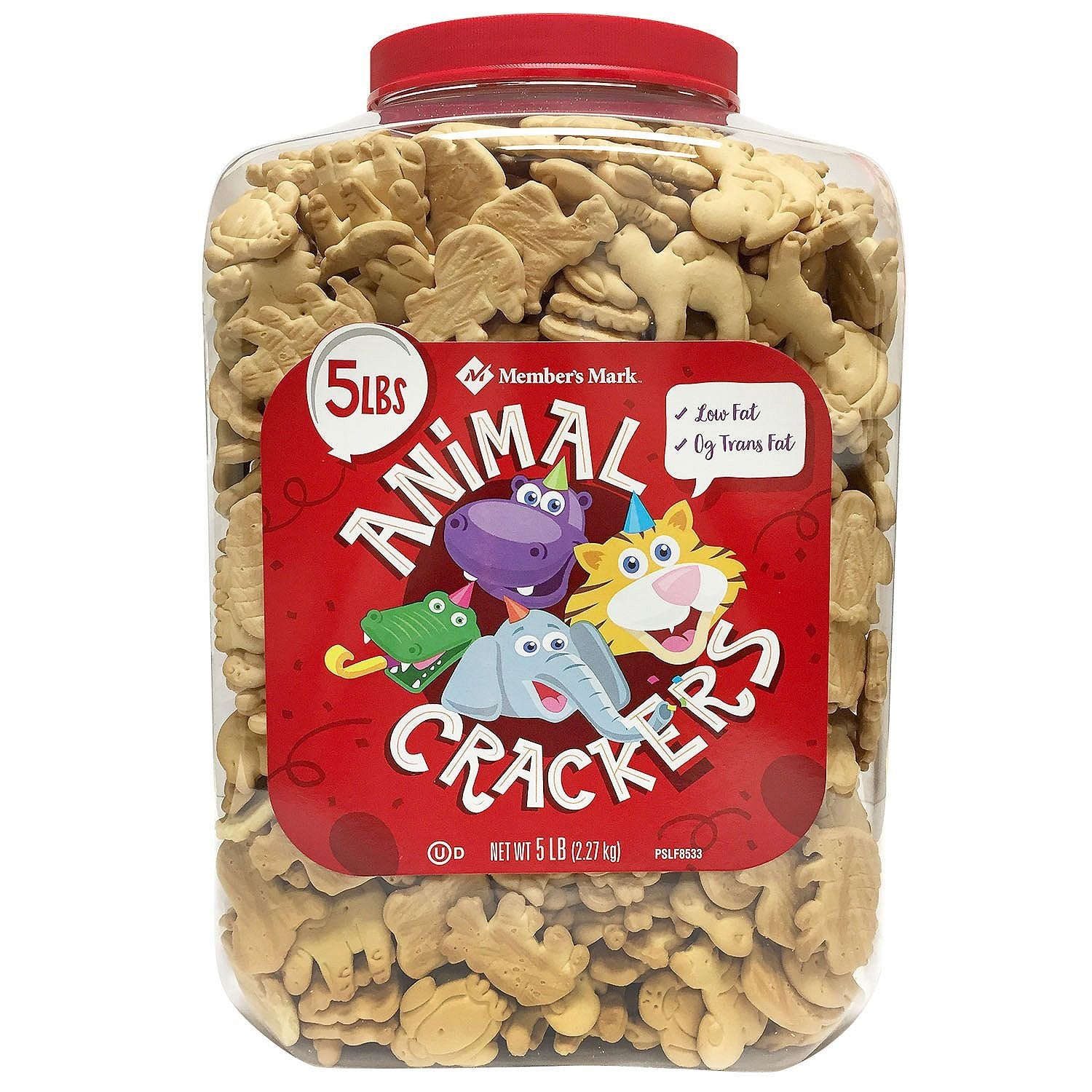 Members Mark Animal Crackers, 5 lbs per Container, Pack of 4 (20 lbs Total)