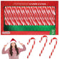 Fruidles Christmas Candy Canes Suckers, Peppermint Flavor, 144-Pack, Multi-Colored, Individually Wrapped