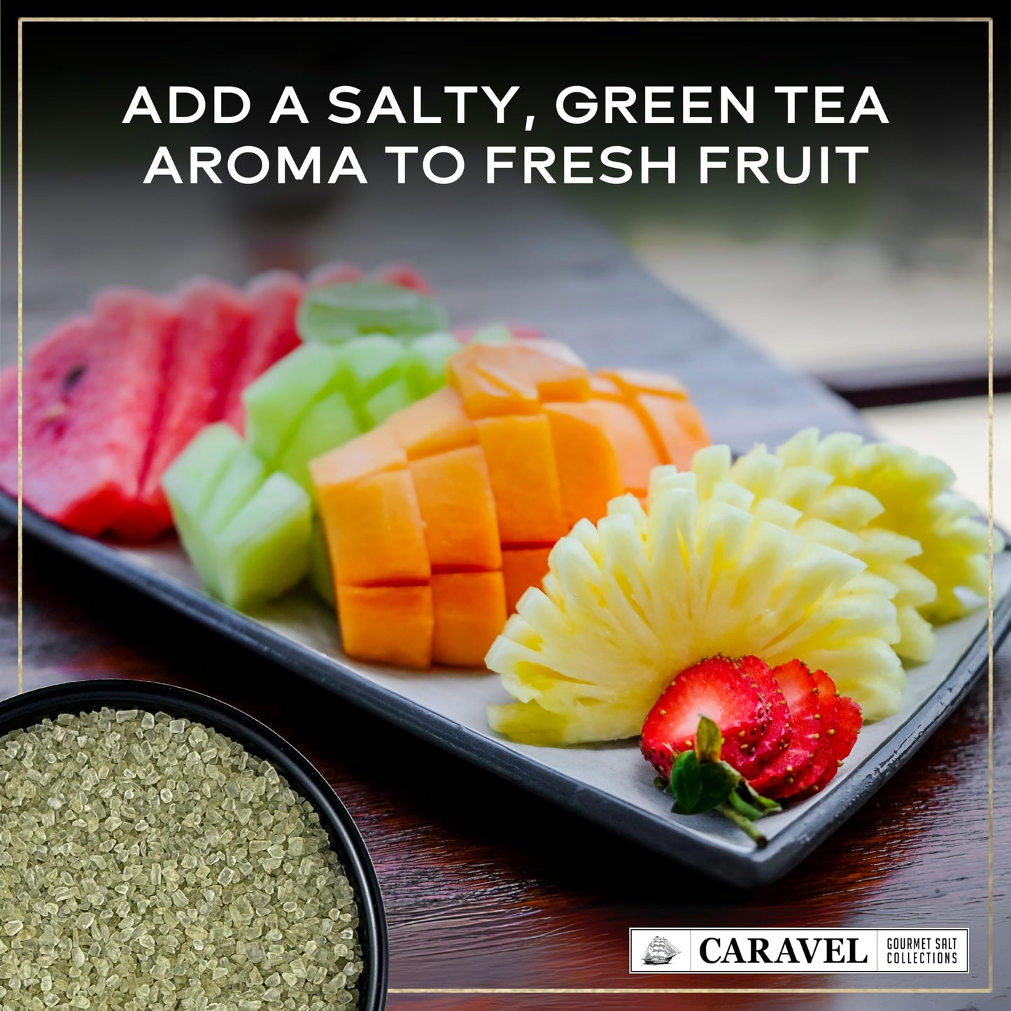 Hawaiian Bamboo Jade Sea Salt - Natural Hawaii Salt Infused With Bamboo Leaf Extract - Beautiful Jade Green Solar-Evavporated Pa