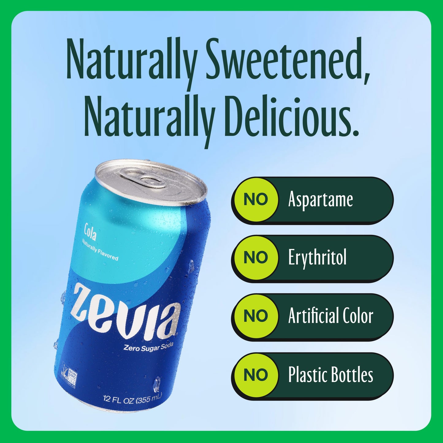 Zevia Zero Sugar, 6-Flavor Nostalgic Soda Variety Pack, 12 Fl Oz Cans (Pack of 24)