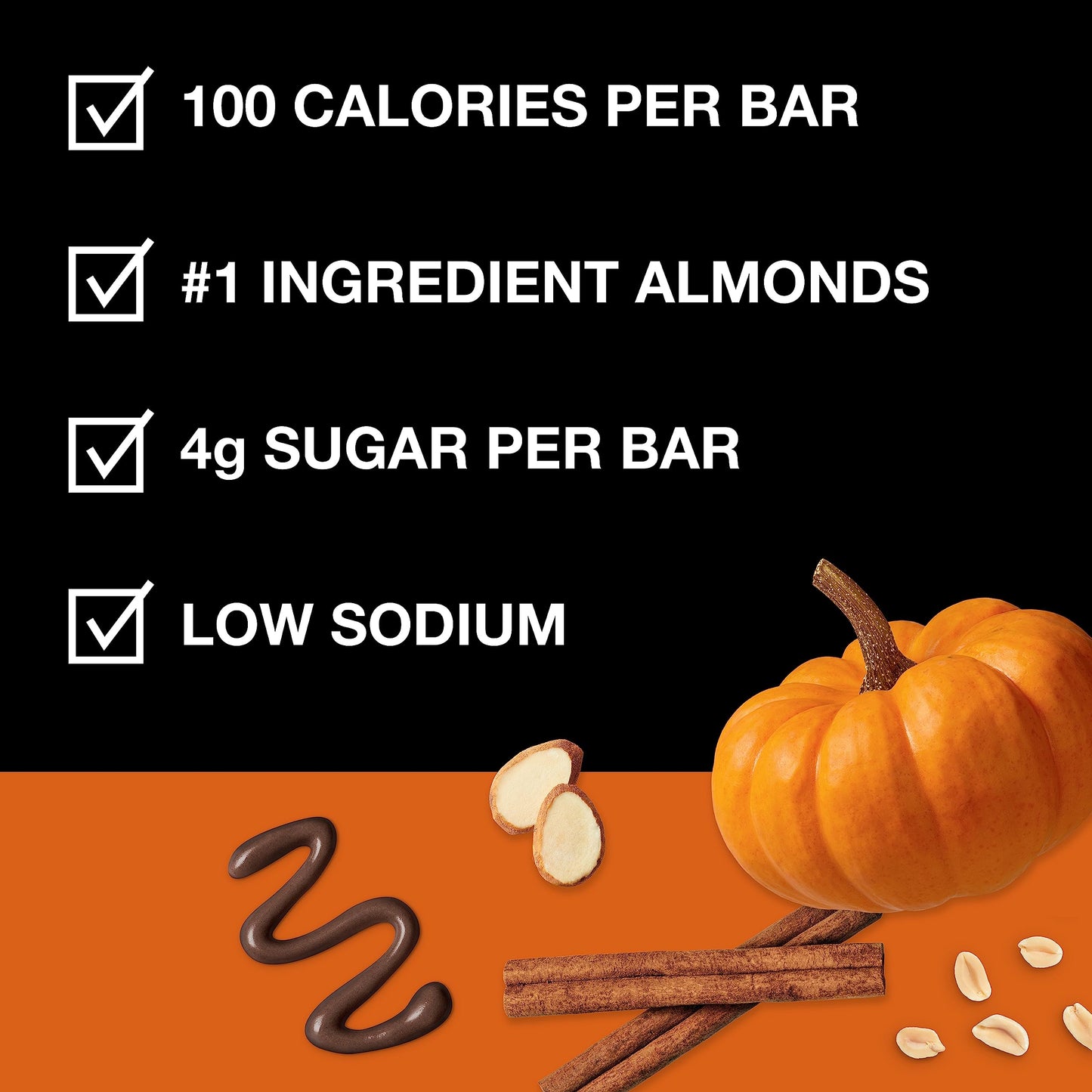 KIND THINS Chocolate Pumpkin Spice Snacks, Gluten Free, 100 Cal, 10 Count Pack