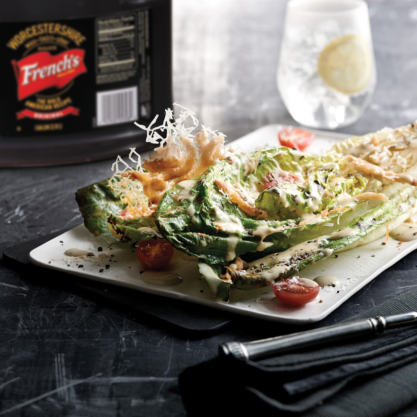 French's Worcestershire Sauce, Gluten-Free, 1 Gallon - Perfect for Marinades, Meat Tenderizing, and Sauces