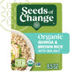Seeds of Change Organic Quinoa & Brown Rice with Sea Salt, Good Source of Fiber, No Artificial Ingredients, Vegetarian Friendly,