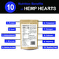 USA Grown Organic Hemp Hearts (Hulled Hemp Seeds) | 3 LB Bag | Cold Stored to Preserve Nutrition | Raw, Non GMO, Vegan, Gluten F
