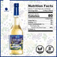 Gourmanity Elderflower Syrup 16.9 Fl Oz 2 Pack | 60% Real Fruit 3 Ingredient Elderflower Cordial | Floral & Fresh Elderberry Flo