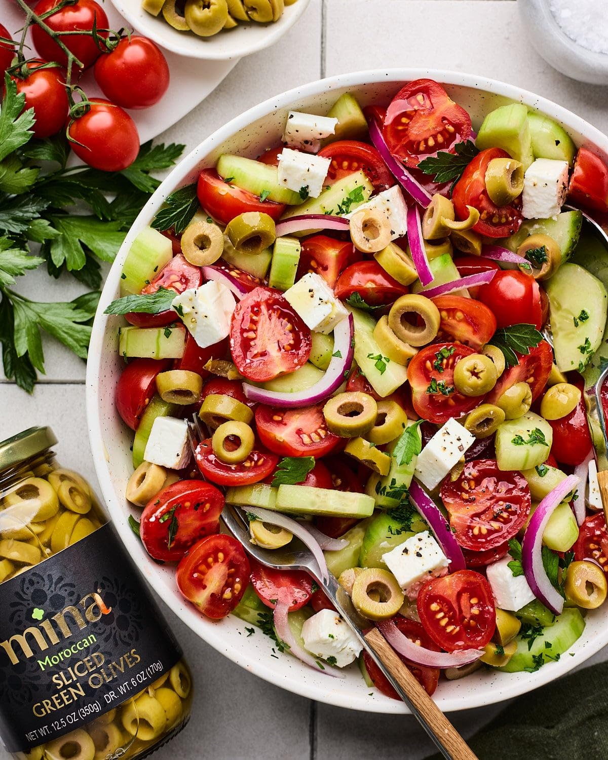 Mina Sliced Green Olives - Green Olives for Garnishing and Savory Purposes