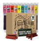 Jerky-n-Spice Exotic Jerky Gift Box, 10-Pack, Premium Flavored, High Protein, Gluten-Free, 1.7 Ounce Each