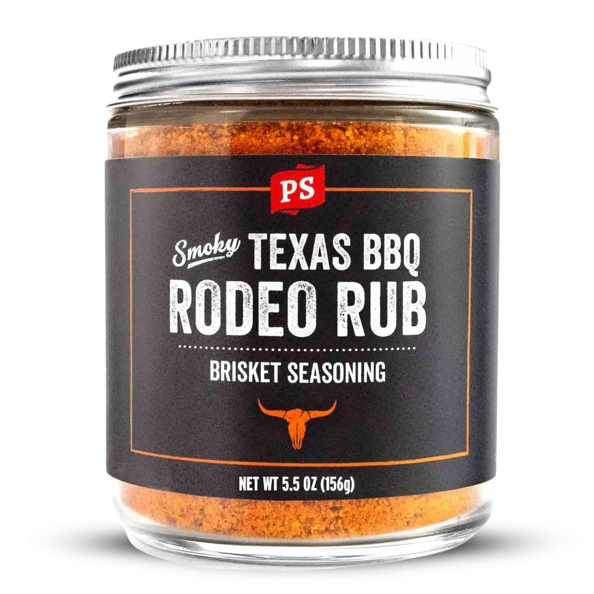 Ps Seasoning Texas-Style Brisket Rodeo Rub - Dry Bbq Rubs And Spices For Grilling, Smoky Aroma, Roasting - Smoky Texas Flavor, Bbq Seasoning Spice Blend For Beef Brisket, Steak, Pulled Pork, Chicken