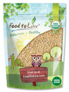 Food to Live Organic Steel Cut Oats, 8 Ounces - 100% Whole Grain Irish Oats, Non-GMO Cereal, Non-Irradiated, Vegan, Bulk, Produc