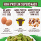 Biena Crispy Roasted Edamame Beans Snack - High Protein Snack for Adults & Kids, 12g-13g Protein per Serving - Made with Avocado