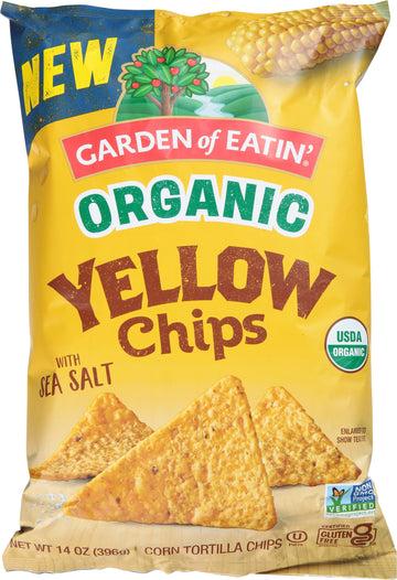 Garden of Eatin' Organic Yellow Corn Tortilla Chip 14 oz