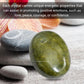 Vesuvianite Palm Stone - Pocket Massage Worry Stone For Natural Body Chakra Balancing, Reiki Healing And Crystal Grid