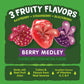 Black Forest Juicy Burst Fruit Snacks, Berry Medley, 0.8 Ounce Pouches, 22 Count