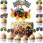 Censen 48 Pcs Truck Cake Topper Birthday Party Supplies Truck Cake Decorations Racing Car Birthday Cake Cupcake Topper Blaze Bir