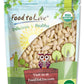 Food To Live Organic Blanched Whole Almonds, 2.5 Pounds - Non-Gmo, Raw, Unpasteurized, Unsalted, Keto, Paleo, Kosher, Bulk, High In Protein, Dietary Fiber, Vitamin E, Manganese And Riboflavin.