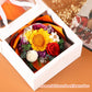 Jtoder Forever Flowers For Delivery Prime, Preserved Long Lasting Orange Sunflower Bouquet For Mom Wife Girlfriend On Mothers Da
