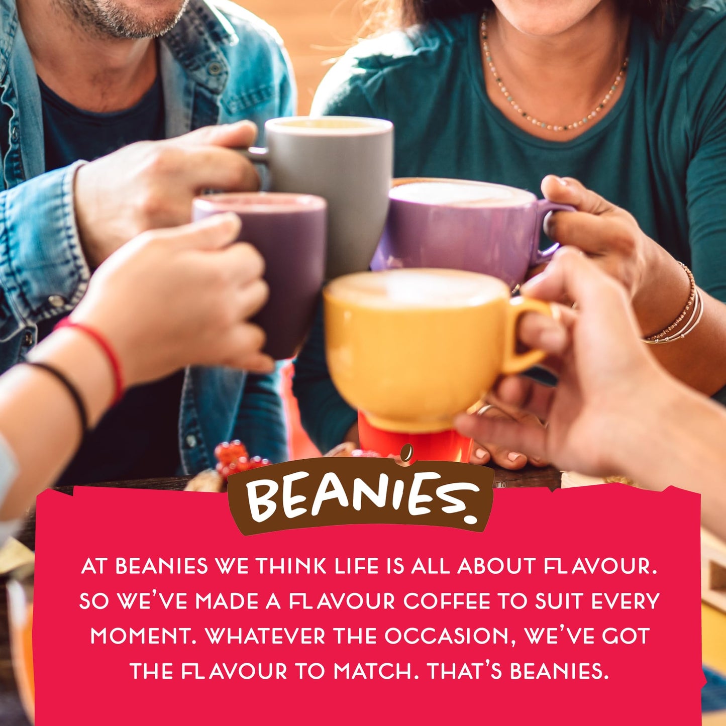 Beanies Flavour Instant Coffee - Creamy Caramel Instant Flavored Coffee - Bold & Adventurous Full-On Flavor - An Indulgent Sugar