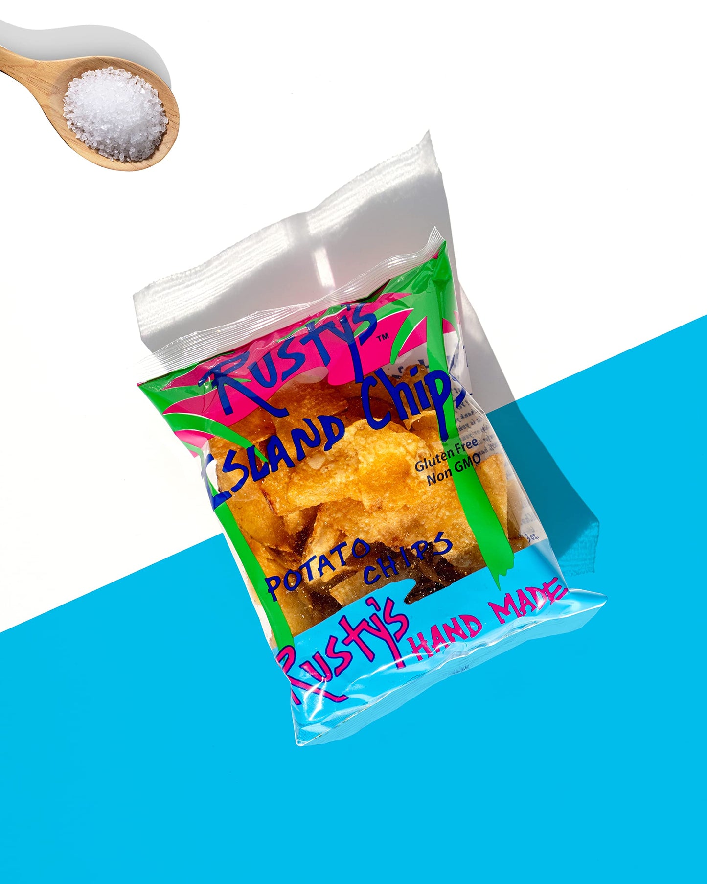 Rustys Chips - Crunchy Gluten Free Chips, Non-GMO, Vegan-Friendly Snack Pack, 1 Count (Pack of 24)