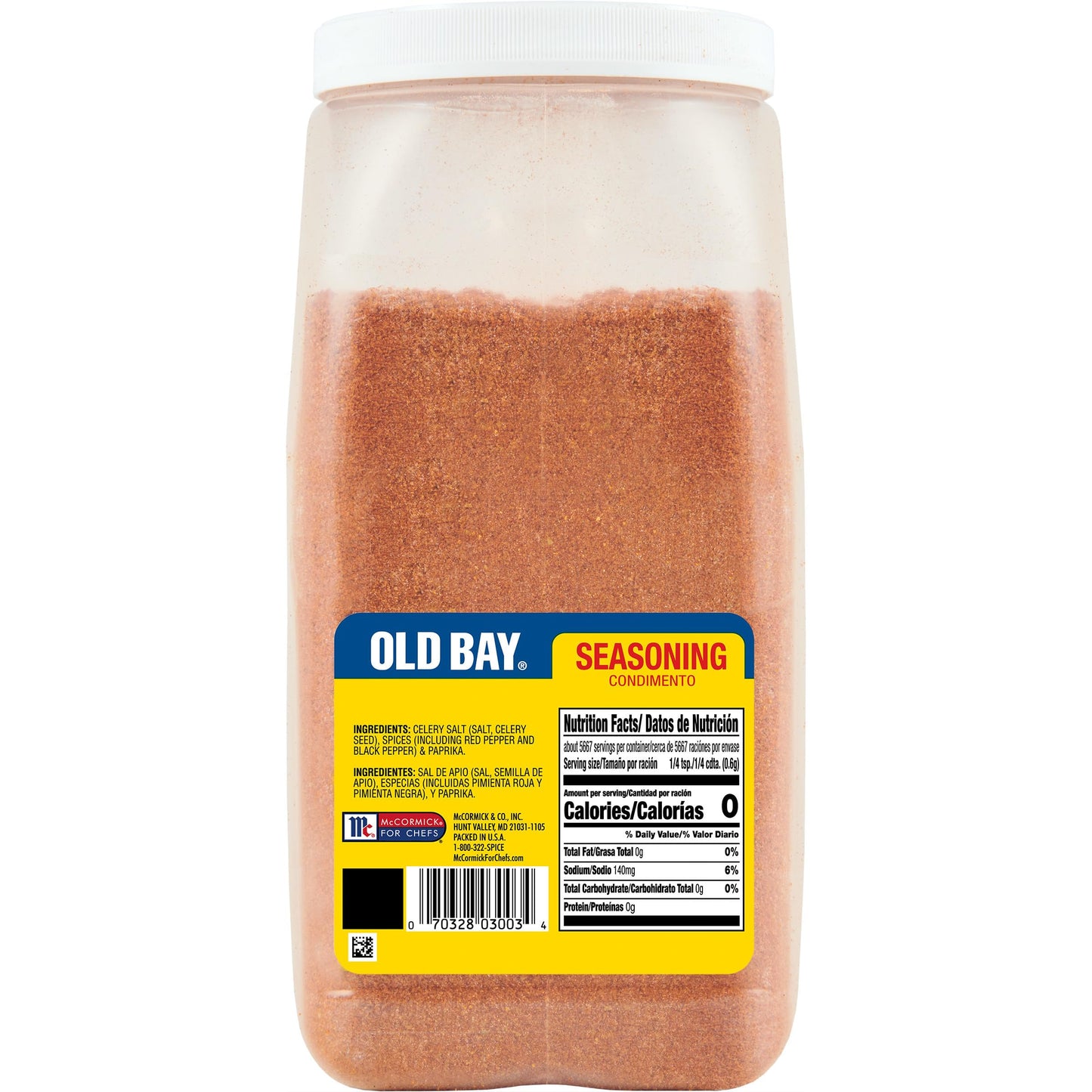 Old Bay Seasoning, 7.5 Lb (Pack Of 3) - Three 7.5 Pound Containers Of Old Bay All-Purpose Seafood Seasoning, Perfect For Crabs,