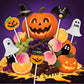 Halloween Lollipops Bulk 24 Party Packs  Fruity Halloween Candy Individually Wrapped for Trick or Treating  Ghost  Bat  Pumpkin Sucker Lollipops for Party Favors  Festive Events & Goody Bag Fillers