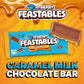 Feastables Mrbeast Caramel Chocolate Bar, King Size Candy Bar For Mature-Themeds & Kids, Candy Bars For Snacks, Gifts, Or Dessert, Sweet & Creamy Fairtrade Cocoa, 2.1 Oz Each, 10 Count