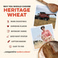 Sunrise Flour Mill Organic Hard Red Wheat Berries 25 LB - Non-GMO, Unprocessed, Vegan, Kosher, Shelf-Stable Whole Wheat